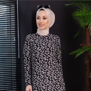 Patterned Dress_Black_Medium-Size-38