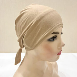 Style-04_Plain Cotton tie back Inner Hijabs UnderCap #16