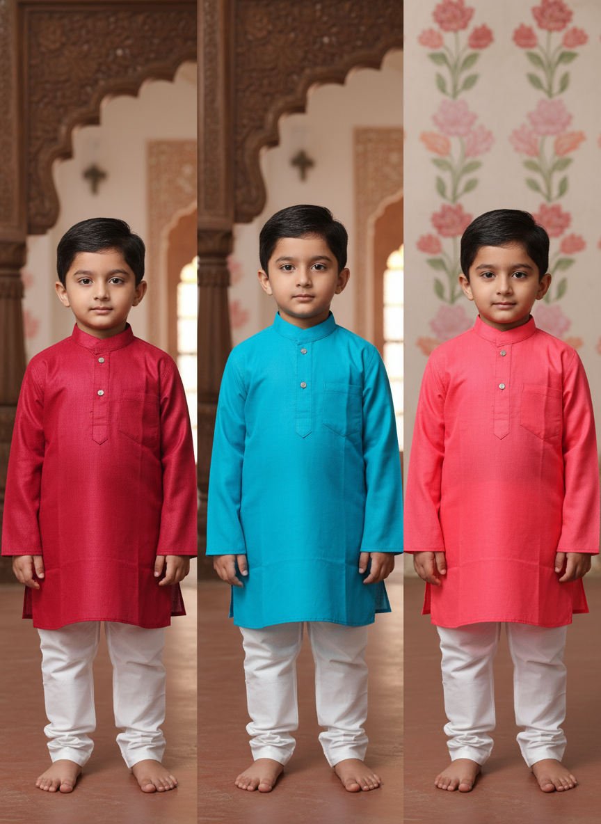 Size 24 Toddler Pathani/Kurta & Pajama Set (Fits for 3 years-Old)