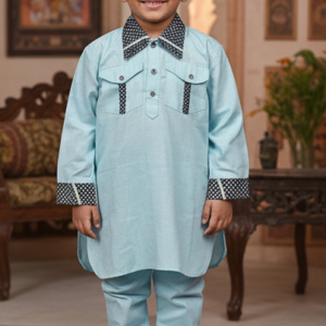 Size 28 Toddler Pathani/Kurta & Pajama Set (Fits for 5 years-Old)