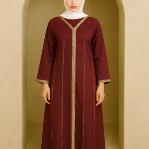 Woman Abaya- Lenght:56.  Chest: 22. Sleeves : 21