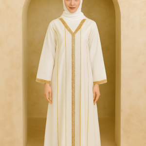 Woman Abaya- Lenght:54.  Chest: 23. Sleeves : 22