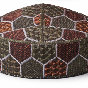 Premium, Finished Boy's Kufi/Topi Size-46 (Fits Newborns up to 6 Months Old)