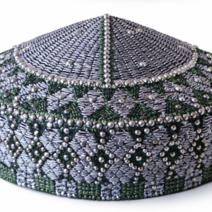 Premium, Finished Boy's Kufi/Topi Size-46 (Fits Newborns up to 6 Months Old)