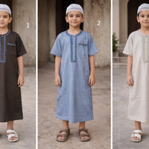 Half Sleeves Jubba for Kids- Size 30
