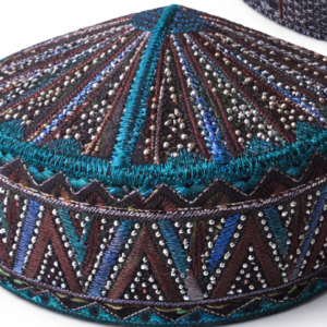 Premium, Finished Boy's Kufi/Topi Size-46 (Fits Newborns up to 6 Months Old)