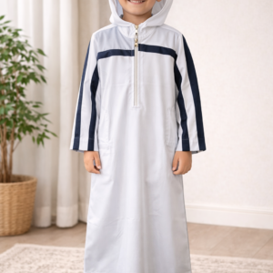 Size 32 – Boy Islamic Jubbah, Thobe (With Hoody)