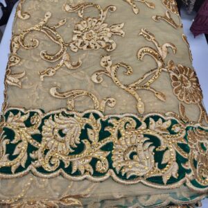 03-Net Saree with Semi Stitched Blouse & Matching Underskirts