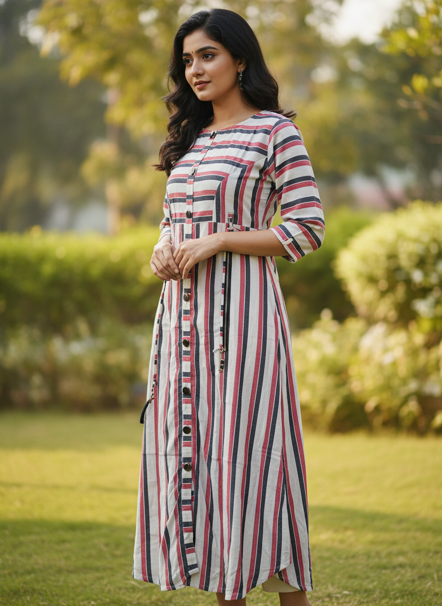 Designer Kurti. Length:48.5