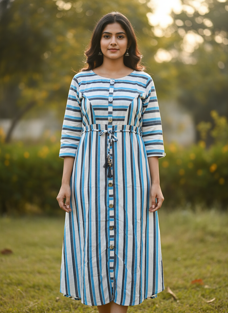 Designer Kurti. Length:48.5