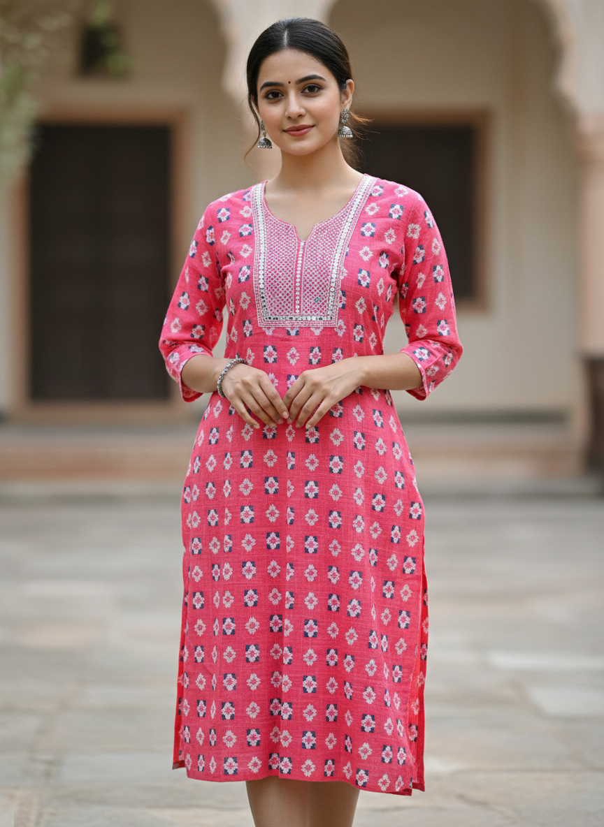 Designer Kurti. Length:40