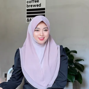 Style 2 – Chiffon Instant Hijab #12
