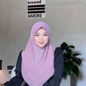 Style 2 – Chiffon Instant Hijab #17