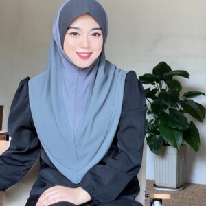 Style 2 – Chiffon Instant Hijab #21
