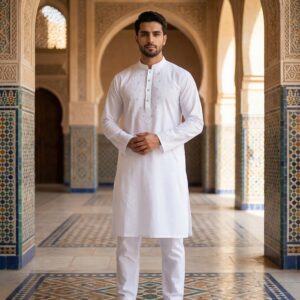 Men Kurta ONLY. Size 38.  Chest.21  Sleeves.23 Shoulder 17.