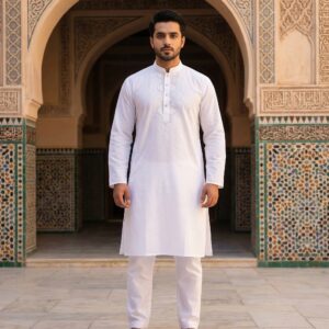 Men Kurta ONLY. Size 42.  Chest.22  Sleeves.24 Shoulder 17.