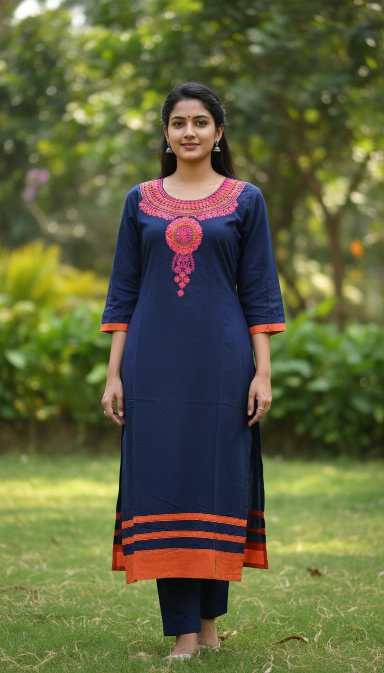 Designer Kurti Collection. Length:42 (Kurti Only)