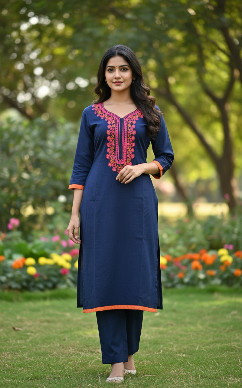 Designer Kurti Collection. Length:34 (Kurti Only)