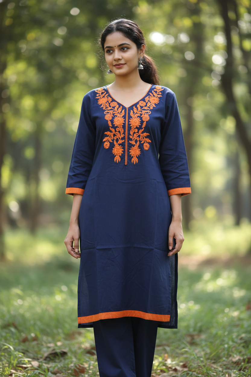 Designer Kurti Collection. Length:34 (Kurti Only)