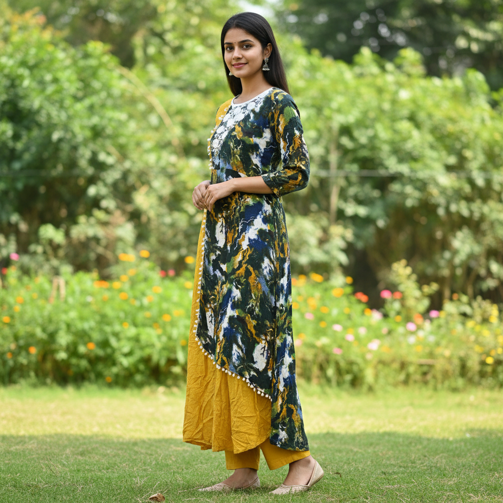 Designer Kurti Collection. Length:54 (Kurti Only)