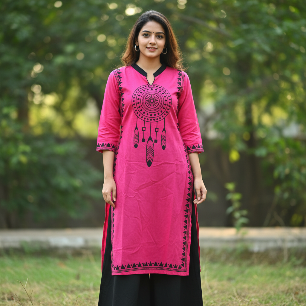 Designer Kurti Collection. Length:40 (Kurti Only)