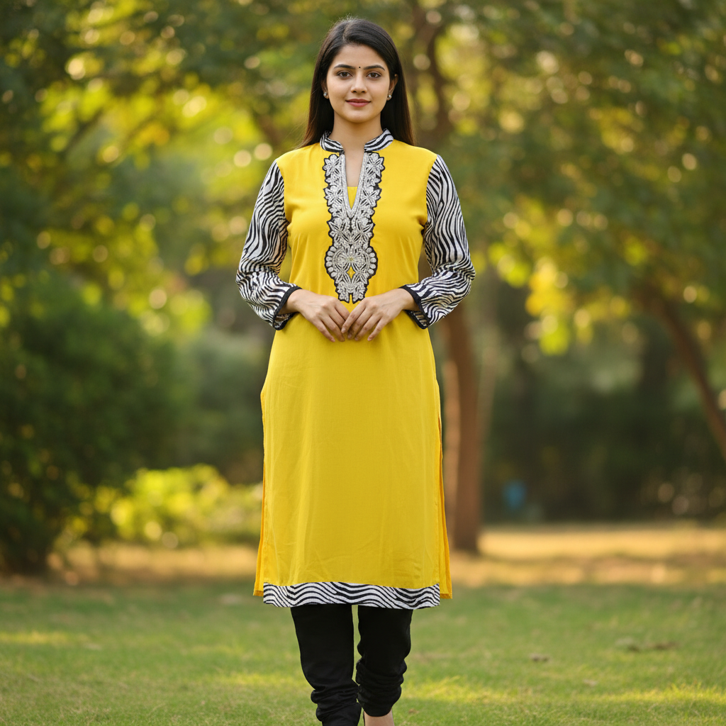 Designer Kurti Collection. Length:42 (Kurti Only)