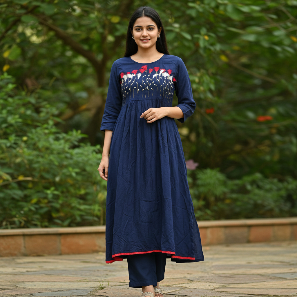 Designer Kurti Collection. Length:48 (Kurti Only)