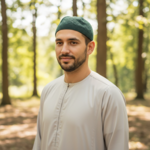 Net topi/Turkish kufi, taqiyah, ( Cap Only)