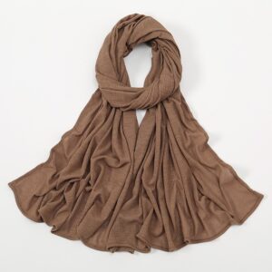 Elastic Breathable Striped Jersey Hijab Scarf # 05
