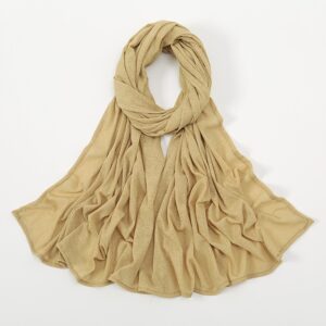 Elastic Breathable Striped Jersey Hijab Scarf # 06