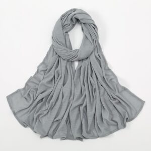 Elastic Breathable Striped Jersey Hijab Scarf # 07