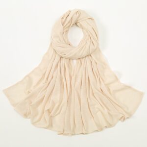 Elastic Breathable Striped Jersey Hijab Scarf # 10